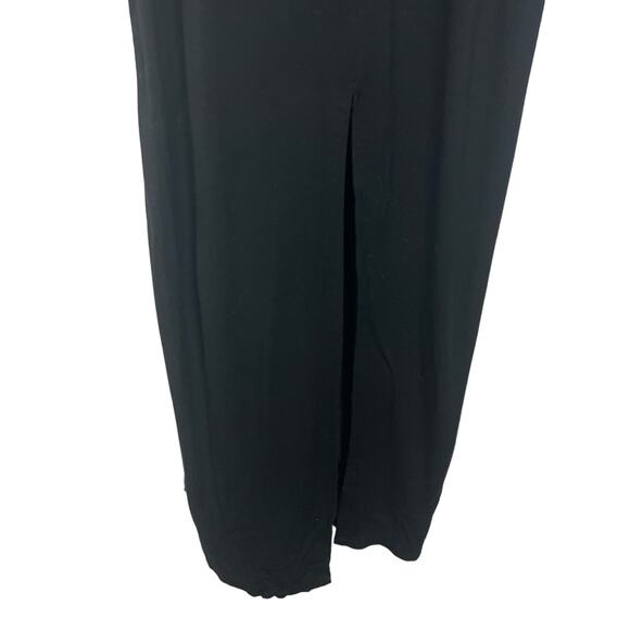 Enough About Me... Black Maxi Sleeveless Dress Size XS/S - Picture 11 of 14